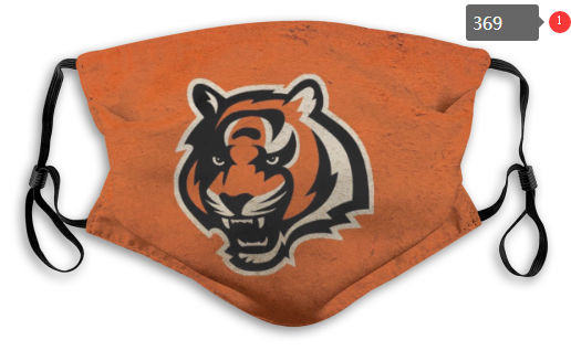 NFL Cincinnati Bengals #1 Dust mask with filter->nfl dust mask->Sports Accessory